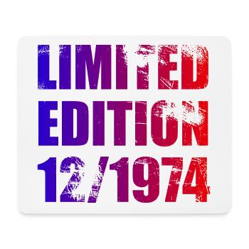 50th Birthday Limited Edition 12/1974 - Mouse Pad (horizontal) - white - Front