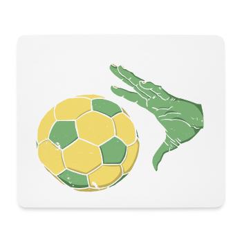 Handballspielerin Handball Ball Outfit Handballer - Mousepad (Querformat) - Weiß - Vorne