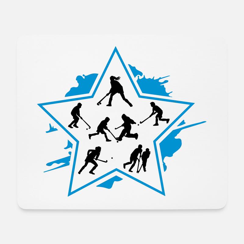 Hockey Kids - Mousepad (Querformat) - Weiß