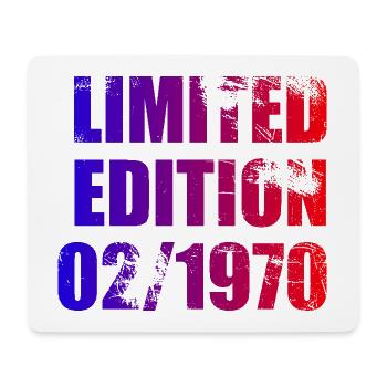 55e anniversaire Edition limitée 02/1970 - Tapis de souris (format paysage) - blanc - Devant