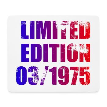 50e anniversaire Edition limitée 03/1975 - Tapis de souris (format paysage) - blanc - Devant