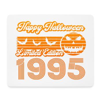 Halloween Pumpkin Birthday Year of Construction 1995 Vintage - Mouse Pad (horizontal) - white - Front