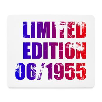 70e anniversaire Edition Limitée 06/1955 - Tapis de souris (format paysage) - blanc - Devant