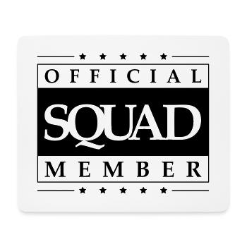 Squad member - Mousepad (Querformat) - Weiß - Vorne