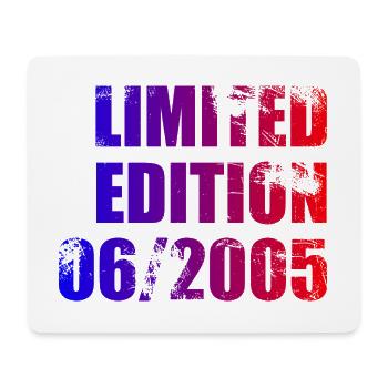 20th Anniversary Limited Edition 06/2005 - Mouse Pad (horizontal) - white - Front