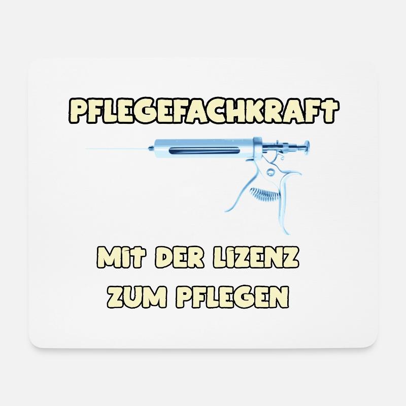 Der Beruf der Pflegefachkraft hat Zukunft - Mousepad (Querformat) - Weiß