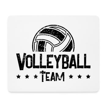 Volley-ball - Tapis de souris (format paysage) - blanc - Devant