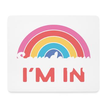 Sounds gay I´m in, Gay, Pride - Mousepad (Querformat) - Weiß - Vorne
