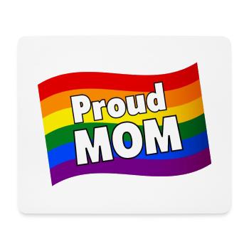 PFLAG Fière maman d’un fils gay fille lesbienne LGBTQ - Tapis de souris (format paysage) - blanc - Devant