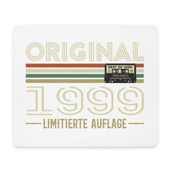 Original 1999 Jahrgang Retro Geburtstag Vintage - Mousepad (Querformat) - Weiß - Vorne