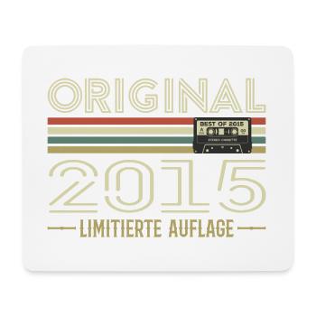 Original 2015 Jahrgang Retro Geburtstag Vintage - Mousepad (Querformat) - Weiß - Vorne