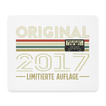 Original 2017 Vintage Retro Birthday Vintage - Mouse Pad (horizontal) - white - Front