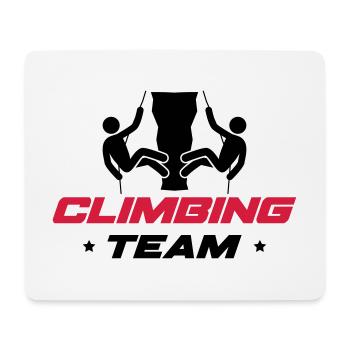Grimpeurs alpinistes - Tapis de souris (format paysage) - blanc - Devant