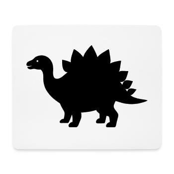 Stegosaurus - Mouse Pad (horizontal) - white - Front