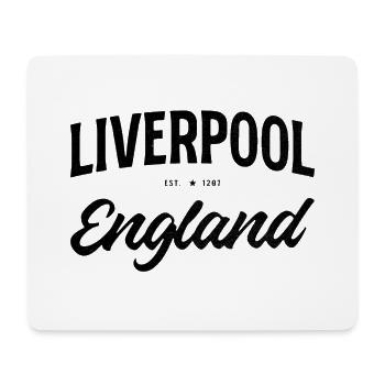 Liverpool Retro Design England - Tapis de souris (format paysage) - blanc - Devant
