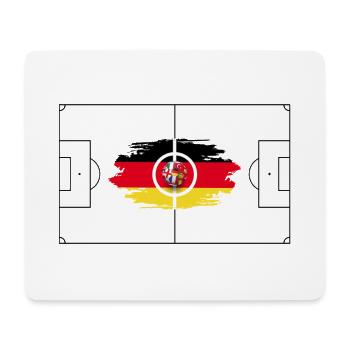 Terrain d’Allemagne - Tapis de souris (format paysage) - blanc - Devant