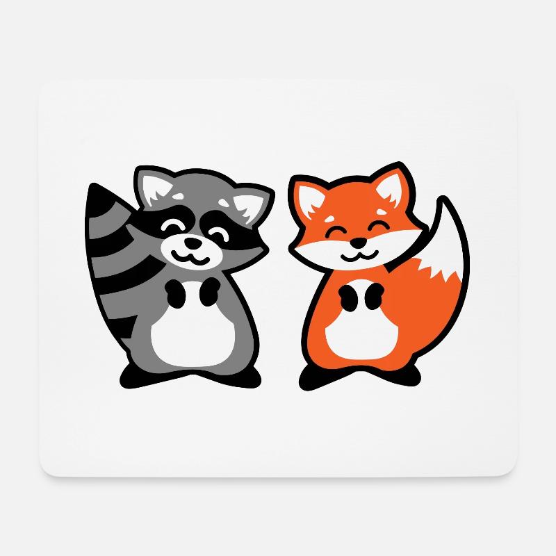 Tierkind Niedliche Tiere Geschenkidee Kinder - Mousepad (Querformat) - Weiß
