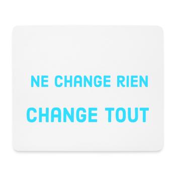 un désir ne change rien une décision change tout - Tapis de souris (format paysage) - blanc - Devant