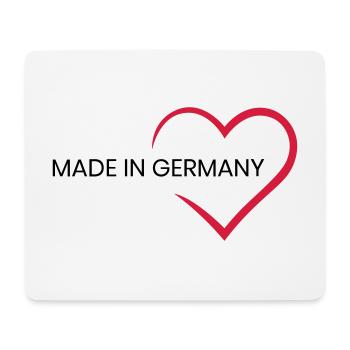 MADE IN GERMANY - Mousepad (Querformat) - Weiß - Vorne