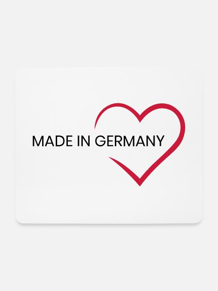 MADE IN GERMANY - Mousepad (Querformat) - Weiß
