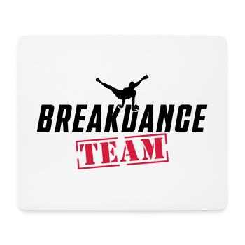 breakdance team - Mouse Pad (horizontal) - white - Front