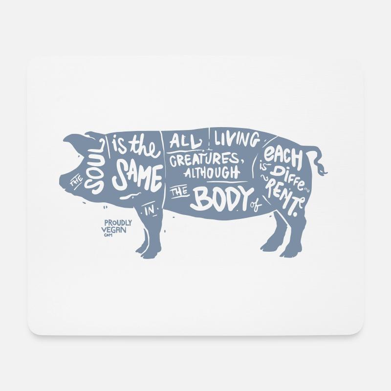 The Soul - White - Mouse Pad (horizontal) - white