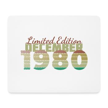 44th Anniversary Limited Edition (SCR) 12/1980 - Mouse Pad (horizontal) - white - Front