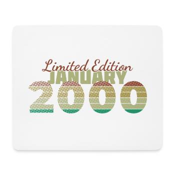25e anniversaire édition limitée (SCR) 01/2000 - Tapis de souris (format paysage) - blanc - Devant