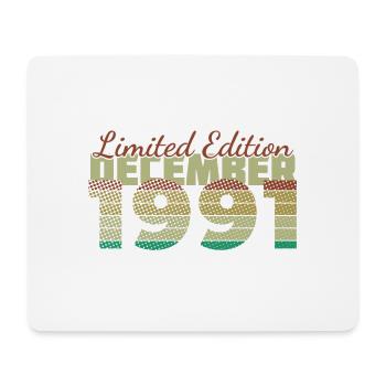 33e anniversaire Édition limitée (SCR) 12/1991 - Tapis de souris (format paysage) - blanc - Devant