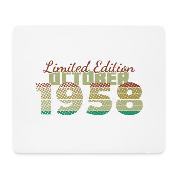 66e anniversaire Édition limitée (SCR) 10/1958 - Tapis de souris (format paysage) - blanc - Devant