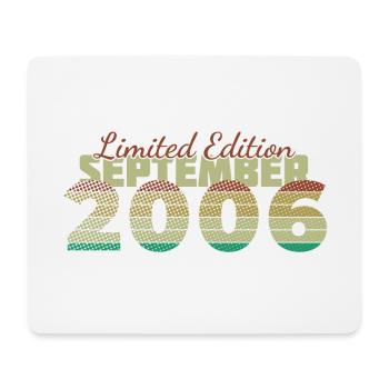 18. Geburtstag Limited Edition (SCR) 09/2006 - Mousepad (Querformat) - Weiß - Vorne