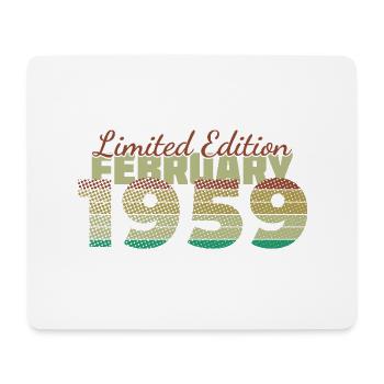 66th Birthday Limited Edition (SCR) 02/1959 - Mouse Pad (horizontal) - white - Front