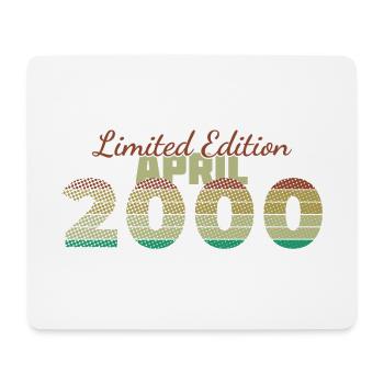 25e anniversaire Édition Limitée (SCR) 04/2000 - Tapis de souris (format paysage) - blanc - Devant