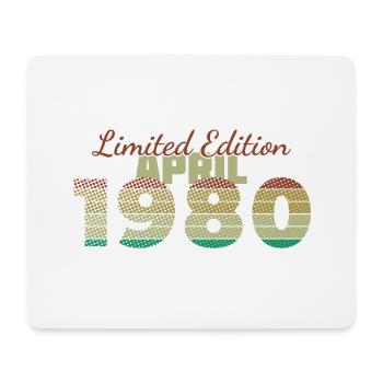 45th Anniversary Limited Edition (SCR) 04/1980 - Mouse Pad (horizontal) - white - Front
