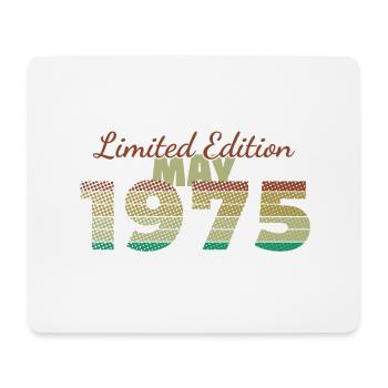 50. Geburtstag Limited Edition (SCR) 05/1975 - Mousepad (Querformat) - Weiß - Vorne