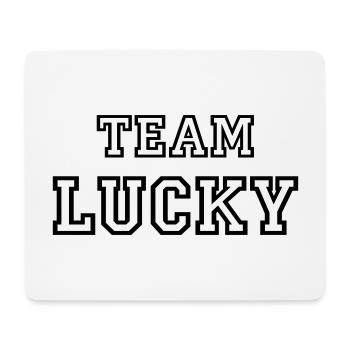 TEAM LUCKY Dog Name Male TeamTricot - Mouse Pad (horizontal) - white - Front