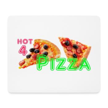 Hot 4 Pizza 🍕 Pizza Theme Klamotte für Liebhaber - Mousepad (Querformat) - Weiß - Vorne