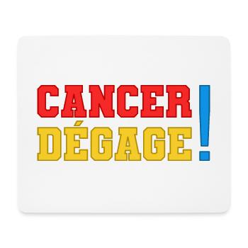 Cancer - Tapis de souris (format paysage) - blanc - Devant