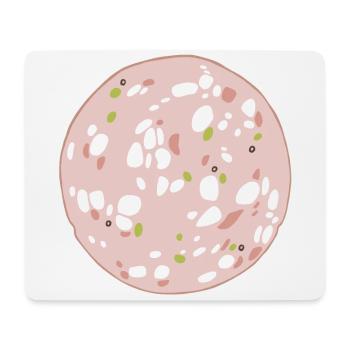 Mortadella - Mousepad (Querformat) - Weiß - Vorne