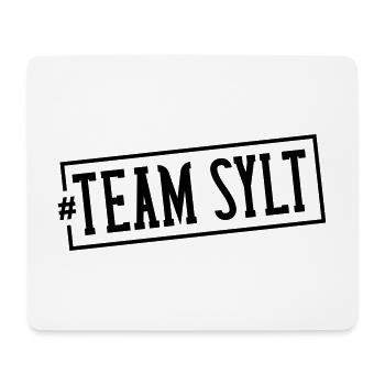 sylt team hashtag - Mouse Pad (horizontal) - white - Front