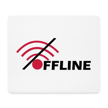 Offline - Mouse Pad (horizontal) - white - Front