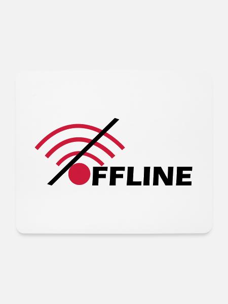 Offline - Mouse Pad (horizontal) - white