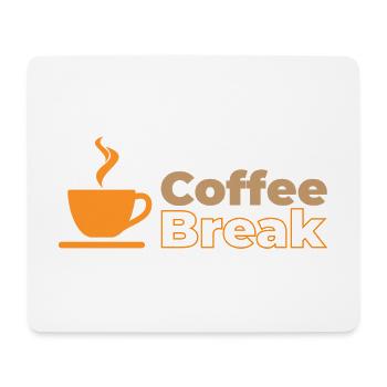 Coffee break - Mouse Pad (horizontal) - white - Front