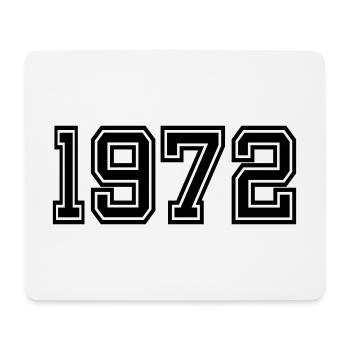 Année de naissance : 1972 - Tapis de souris (format paysage) - blanc - Devant
