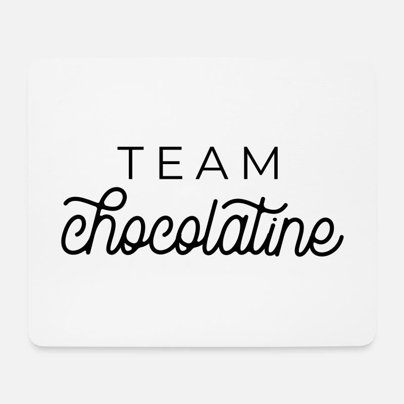 Team Chocolatine - Mouse Pad (horizontal) - white