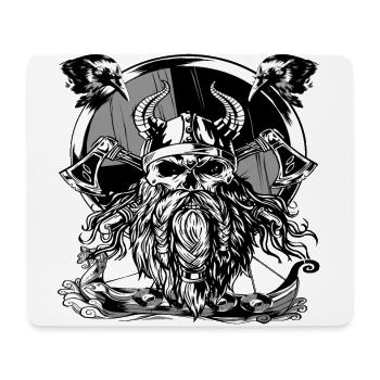 Odin Father of the Gods - Viking Gift - Mouse Pad (horizontal) - white - Front
