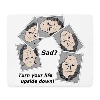 TurnYourLife black - Mousepad (Querformat) - Weiß - Vorne