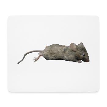 Maus - Mousepad (Querformat) - Weiß - Vorne