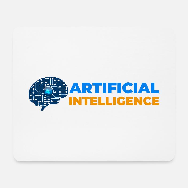 Artificial intelligence - Mouse Pad (horizontal) - white