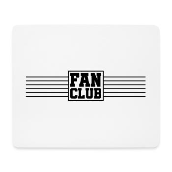 fan club - Mouse Pad (horizontal) - white - Front